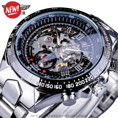 Winner Mechanical Self-Wind Business Casual Design Automatic Watch - Top G Watches