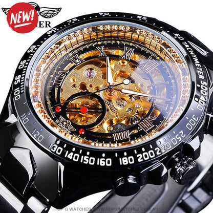 Winner Mechanical Self-Wind Business Casual Design Automatic Watch - Top G Watches