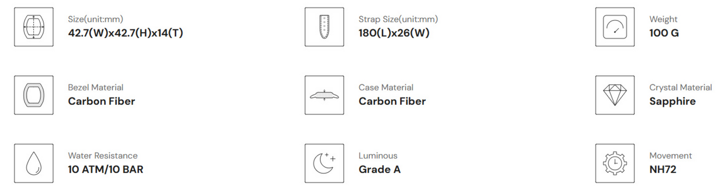 Official Tsar Bomba Electron-Full Carbon Fibre Edition TB8401CF