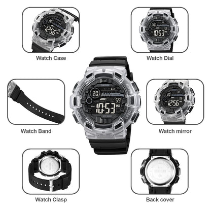 Transparent Series SKMEI 2110 5Bar Waterproof Japan Movement Sports Watch - Top G Watches