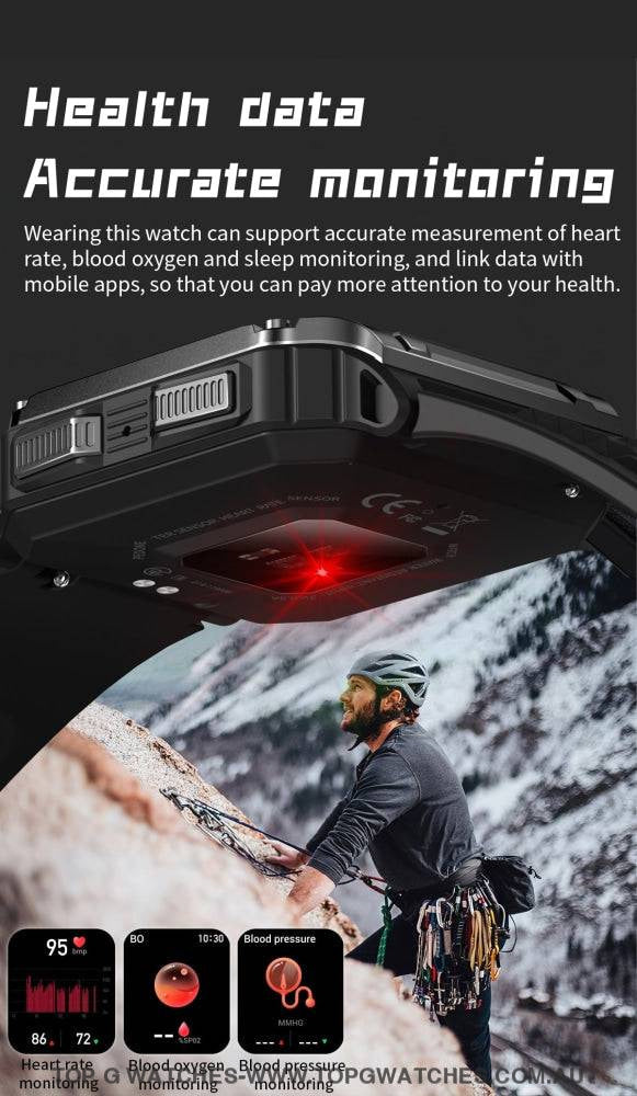 Ultimate LIGE Apocalyptic Pro Compass Bluetooth Fitness Health Smart Watch - Top G Watches