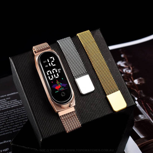 Ultra Light LED Electronic Sport Bracelet Digital Watch - Top G Watches