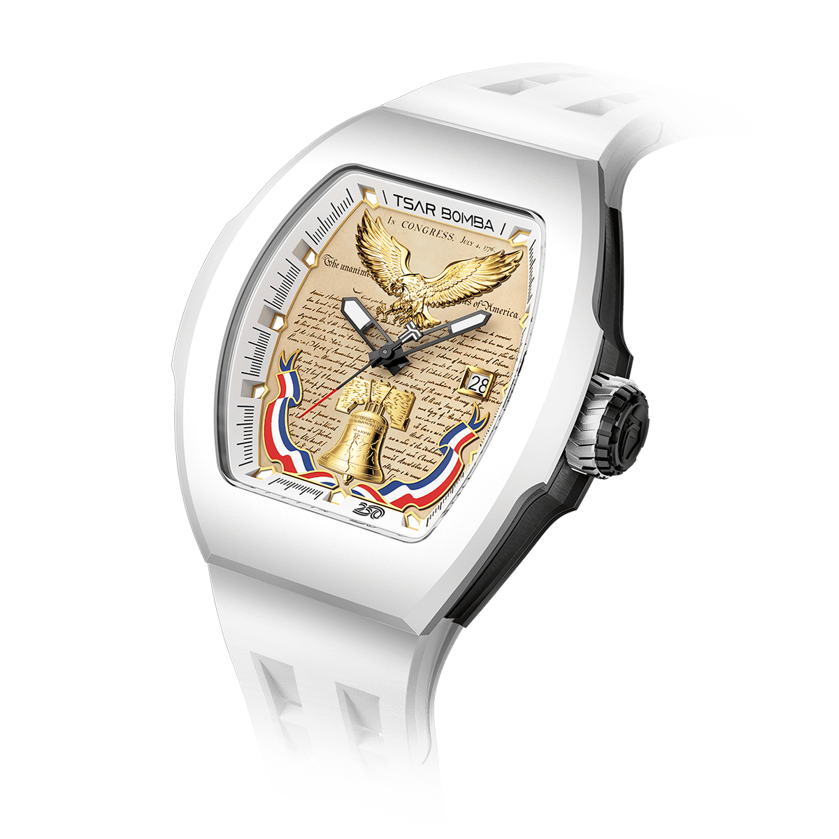 Official TSAR BOMBA TB8218R Minuteman 1776 Limited Edition | 250th Anniversary Automatic Watch